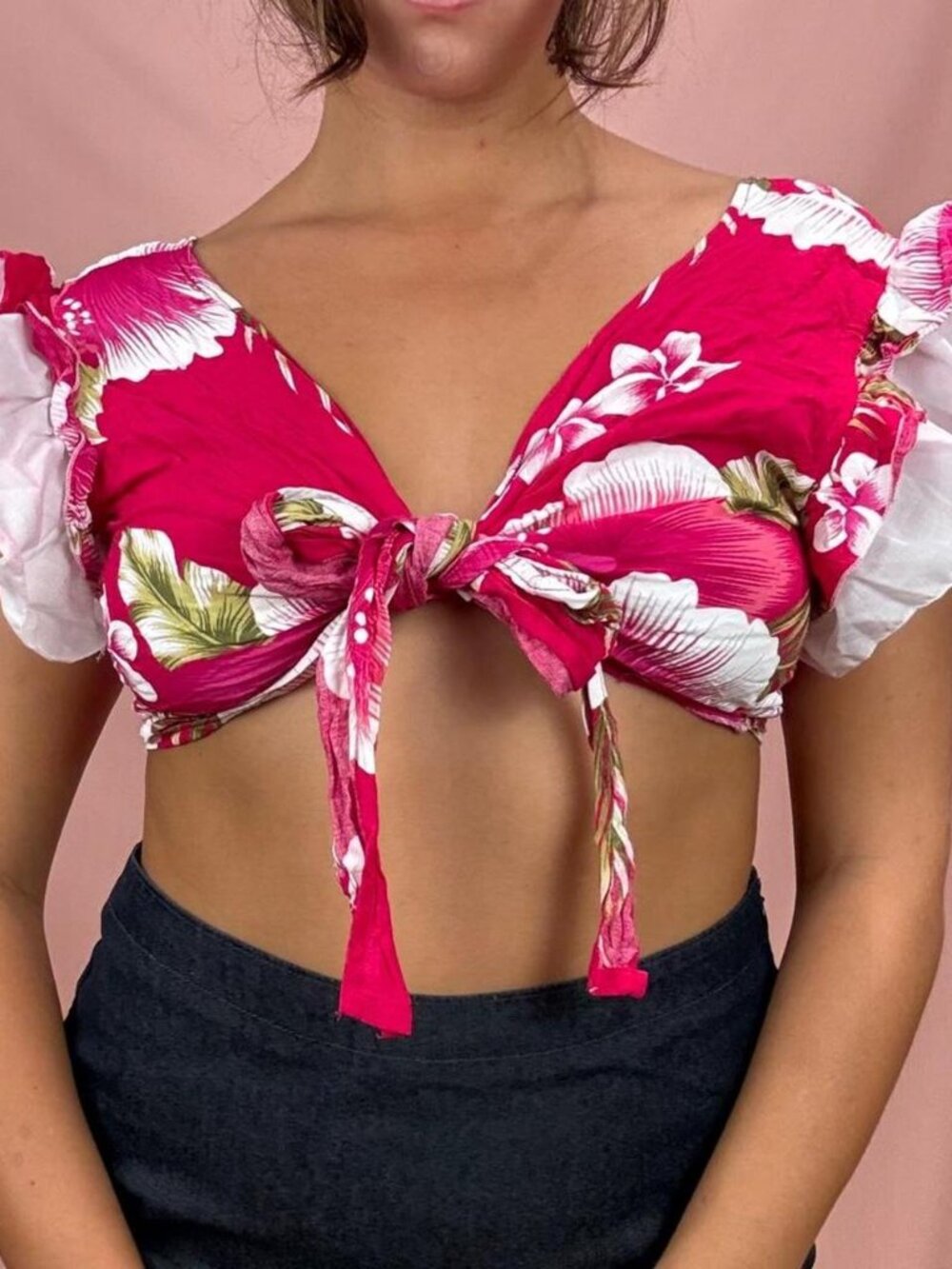 Funky Floral Vacation Top